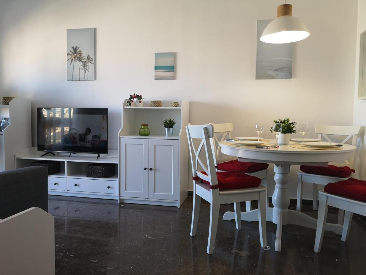Apartamento 1ª Linea Playa Garaje Piscinas Terraza トレモリノス エクステリア 写真