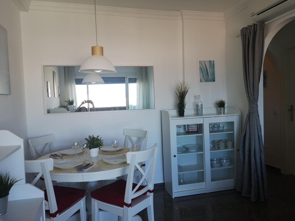 Apartamento 1ª Linea Playa Garaje Piscinas Terraza トレモリノス エクステリア 写真